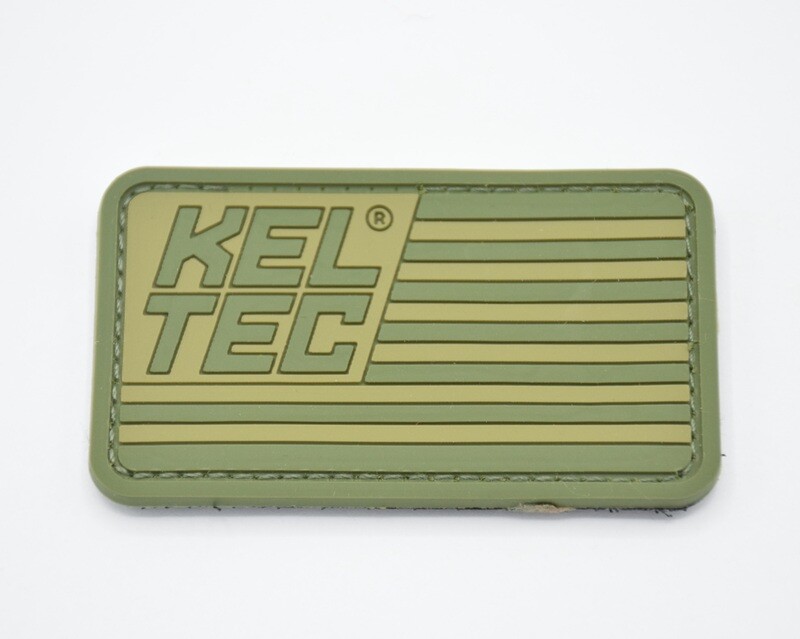 KEL TEC OD GREEN LOGO PATCH PVC HOOK/LOOP BACKING