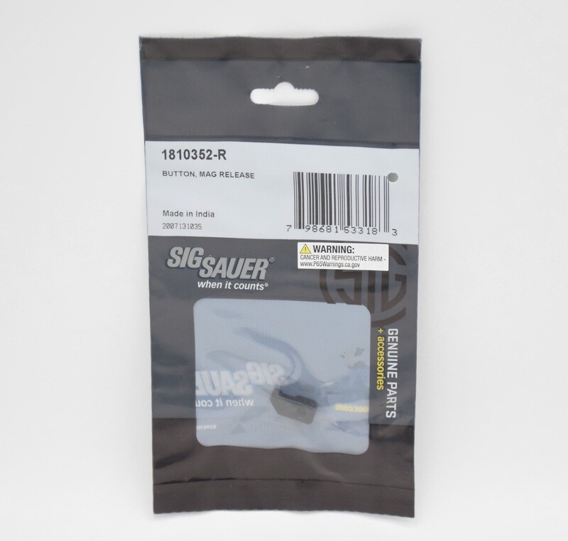 SIG SAUER SIG MPX/SIG MCX MAGAZINE RELEASE BUTTON 9MM/.223/5.56 CALIBER SIG OEM PART