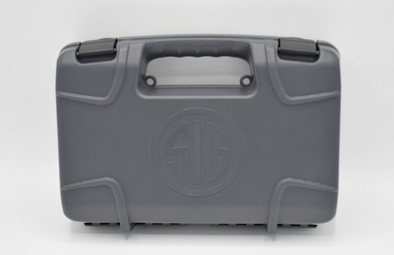SIG SAUER P365 PISTOL CASE/PISTOL BOX P365 P238 P938 P320 X Compact SMALL GRAY SIG FACTORY OEM