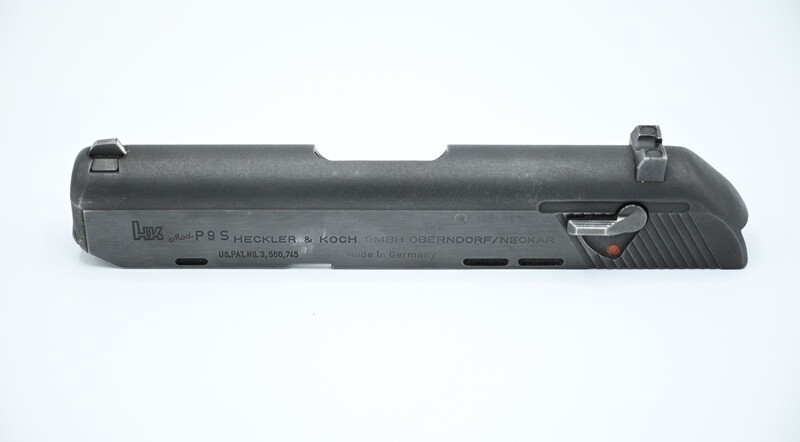 HECKLER &amp; KOCH HK P9S 9MM SLIDE WITH BOLT CARRIER, SELECTOR LEVER AND BOLT HEAD FACTORY HK GERMAN OEM RARE
