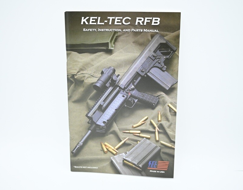 KEL TEC RFB FACTORY MANUAL/INSTRUCTION BOOK 7.62/.308 KELTEC PF9 P11 PMR30