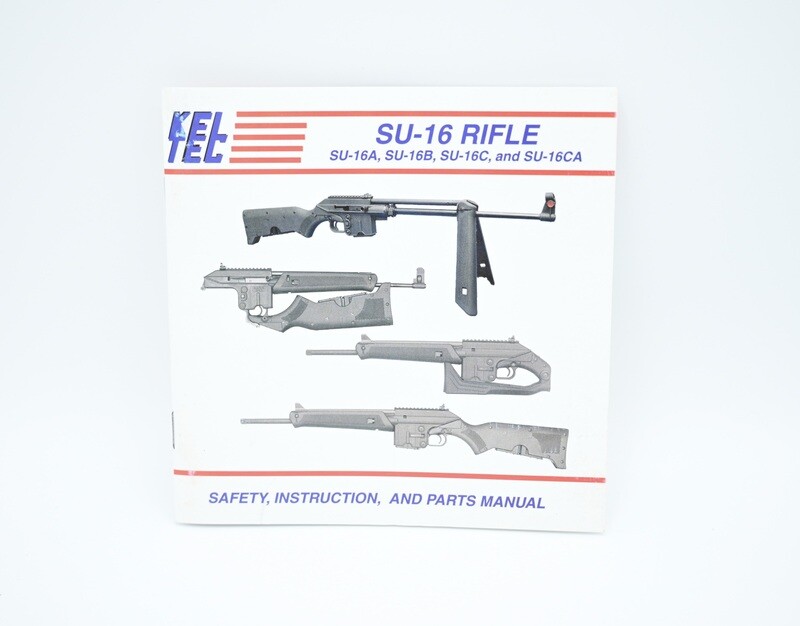 KEL TEC SU-16 RIFLE FACTORY MANUAL/INSTRUCTION BOOK .223/5.56 KELTEC OEM MANUAL