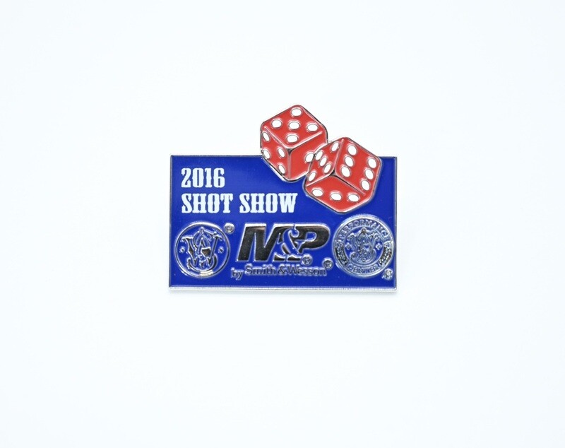 SMITH &amp; WESSON S&amp;W M&amp;P SHOT SHOW 2016 LOGO HAT PIN M&amp;P 45 40 9MM SIGMA BODYGUARD SHIELD