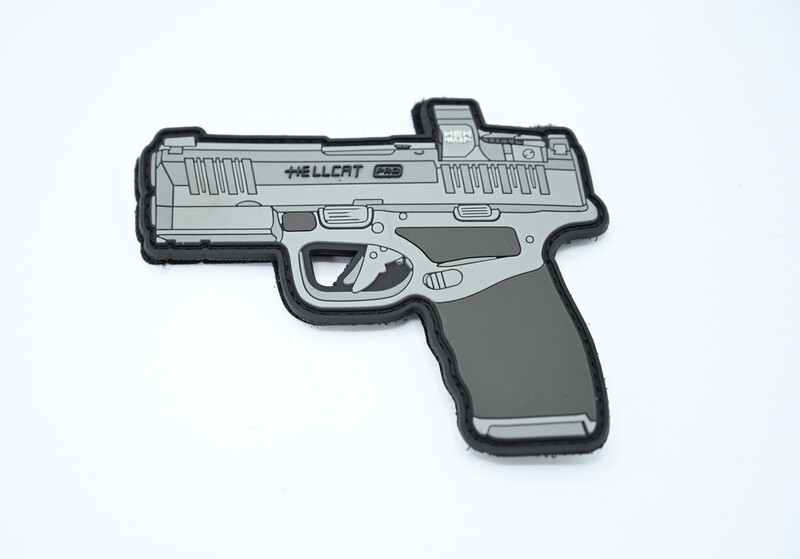 SPRINGFIELD ARMORY HELLCAT PRO PISTOL LOGO PATCH HOOK/LOOP BACKING