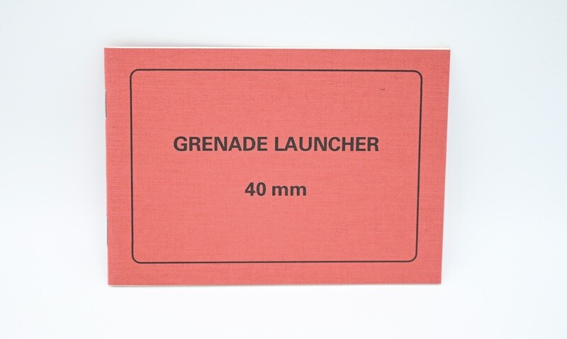 HECKLER &amp; KOCH HK 40MM GRENADE LAUNCHER INSTRUCTION BOOKLET/MANUAL GERMAN OEM HK69A1