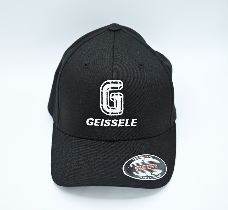 GEISSELE FITTED HAT/BASEBALL CAP ANGRY SNAKE LOGO L/XL LARGE/XL