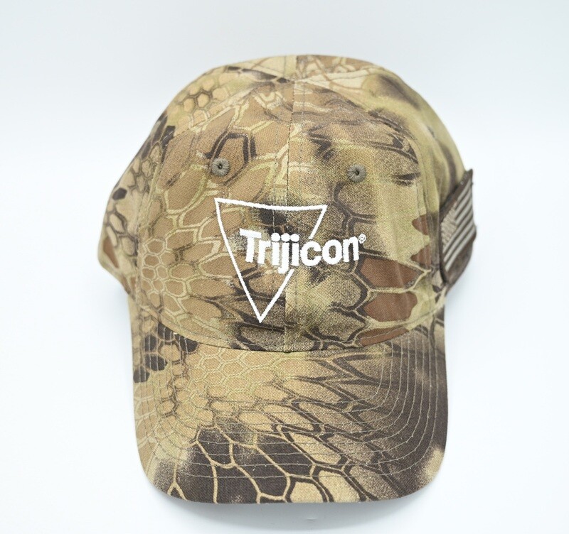 TRIJICON KRYPTEK CAMO HAT/BASEBALL CAP AMERICAN FLAG ON SIDE