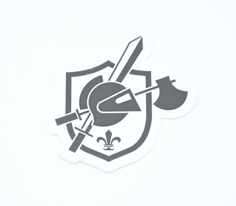 KNIGHTS ARMAMENT KAC STICKER/DECAL KNIGHTS SHIELD/CREST LOGO