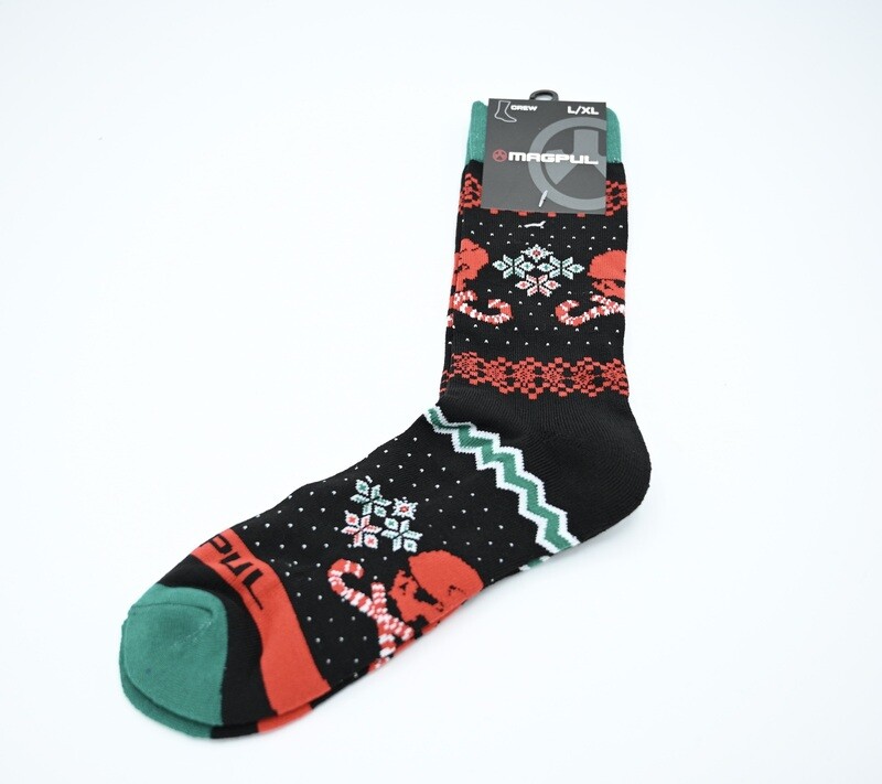 MAGPUL UGLY CHRISTMAS SOCKS FACTORY RED/GREEN/BLACK 2022 L/XL