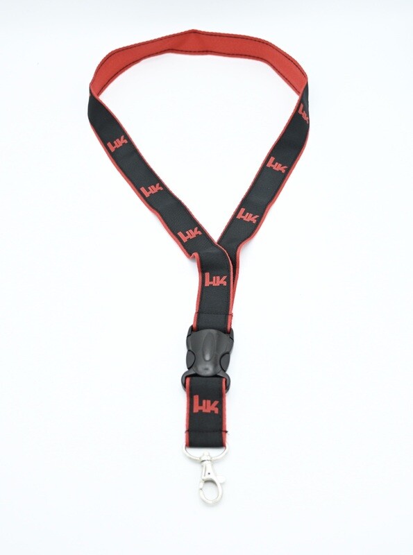 HECKLER &amp; KOCH HK EURO/GERMAN WEBSTORE HK ID LANYARD RED RARE