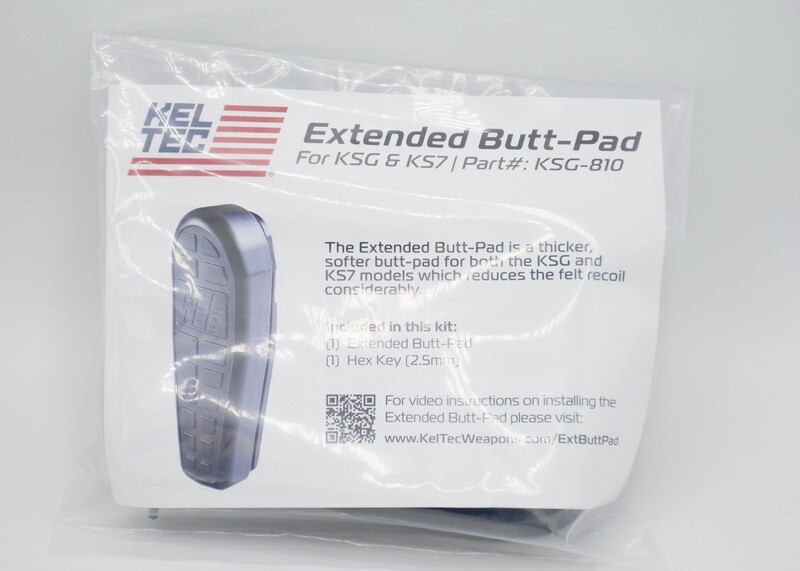 KEL TEC KSG/KS7 SHOTGUN EXTENDED BUTTPAD TACTICAL SHOTGUN