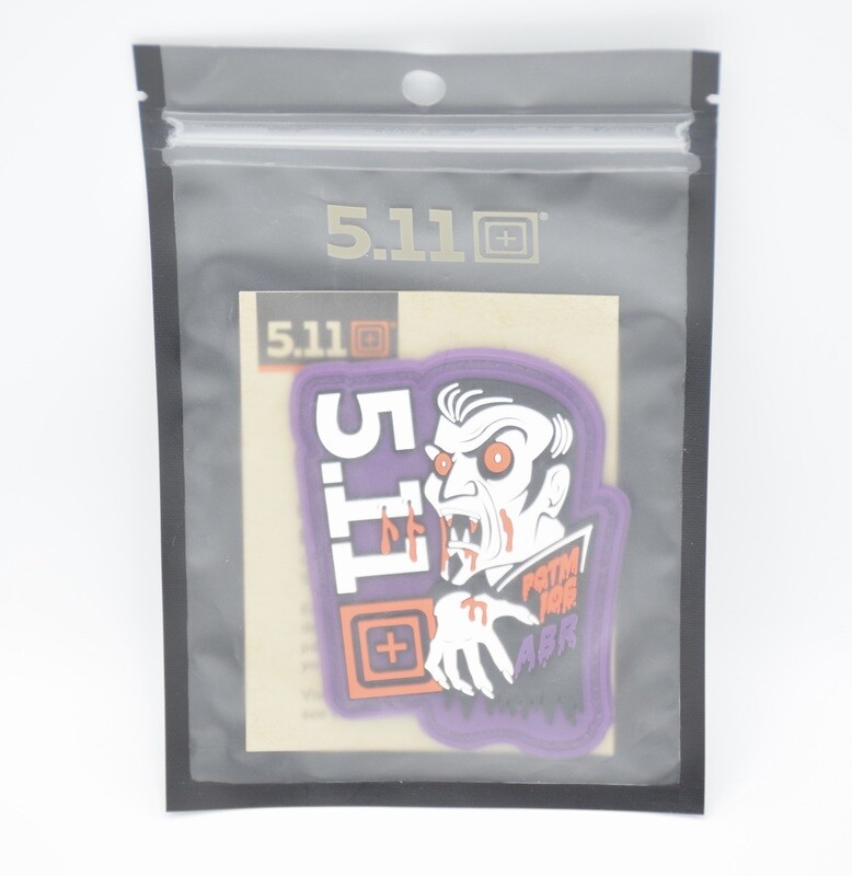 5.11 TACTICAL POTM OCTOBER 2022 "DRACULA" LOGO PATCH "PATCH OF THE MONTH" RARE