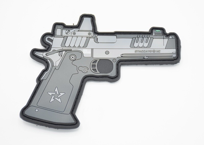 STACCATO XC PISTOL WITH RMR LOGO PATCH HOOK/LOOP BACKING 2011 1911 XC C2 CS