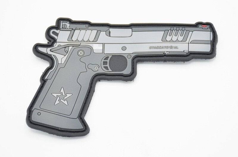 ​STACCATO XL PISTOL WITH RMR LOGO PATCH HOOK/LOOP BACKING 2011 1911 XC C2 CS