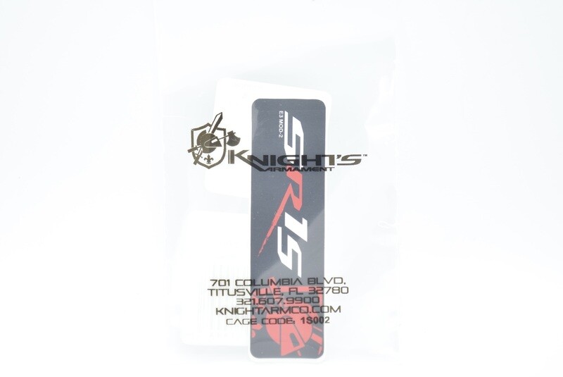 ​KNIGHTS ARMAMENT KAC SR15 ES MOD2 LOGO STICKER/DECAL KNIGHTS ARMAMENT RIFLES KAC OEM STICKER