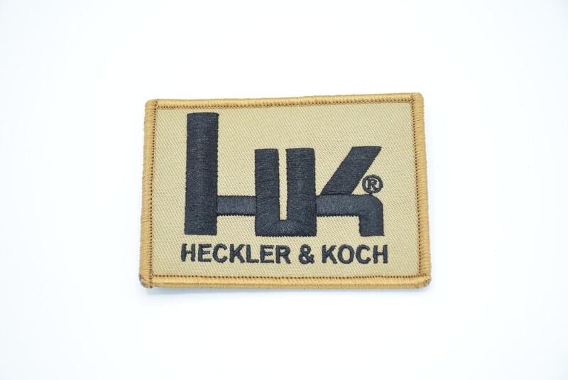 HECKLER&amp; KOCH HK TAN/FDE EURO LOGO PATCH HOOK/LOOP BACKING