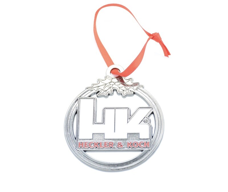 HECKLER &amp; KOCH HK LOGO CHRISTMAS ORNAMENT MISTLETOE HK OEM 2023 P7 USP VP9 P30SK
