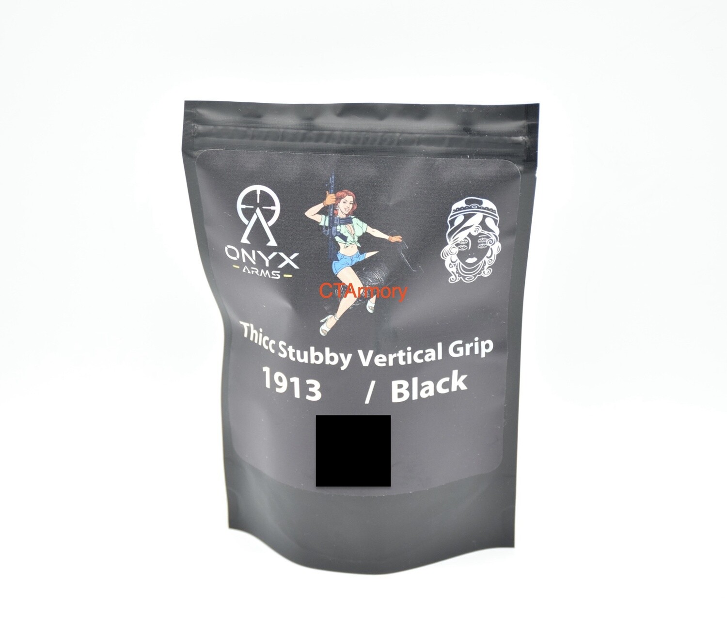 WRMFZY X ONYX ARMS THICC STUBBY VERTICAL GRIP/FORWARD GRIP 1913 PICATINNY RAIL GYPSY DISCONTINUED RARE