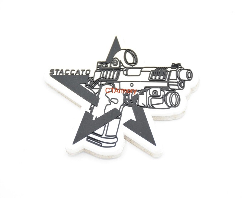 ​STACCATO STAR 2011 PISTOL LOGO PATCH HOOK/LOOP BACKING 1911 C2 XC XL P SHOT SHOW 2023 EXCLUSIVE PATCH