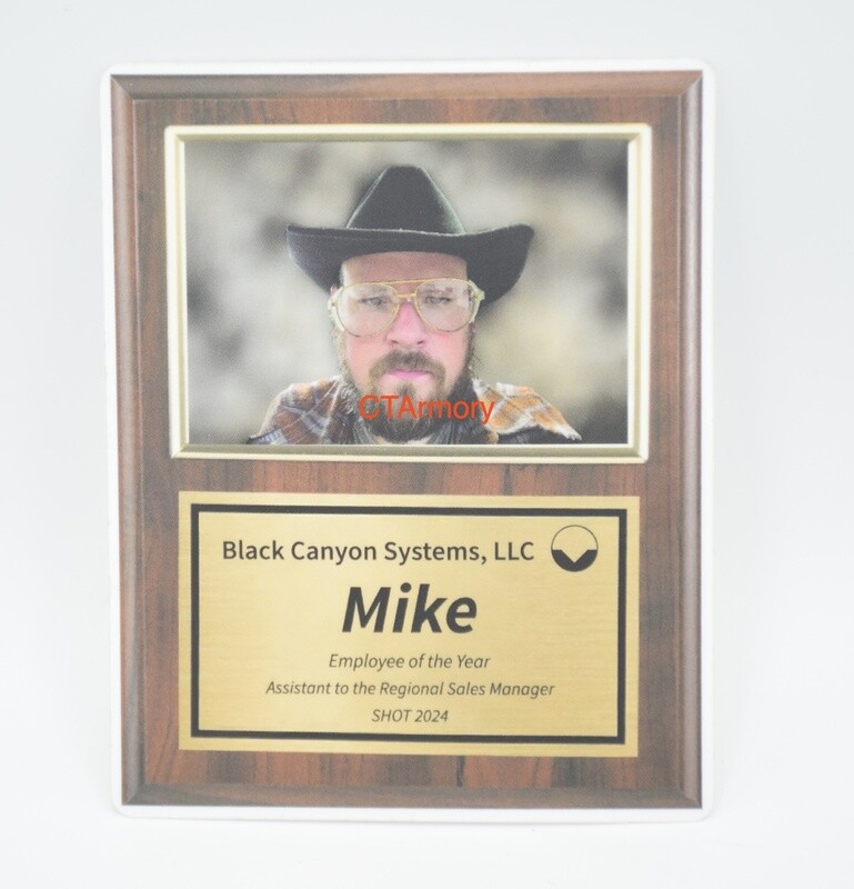 BLACK CANYON SYSTEMS “MIKE” EMPLOYEE OF THE YEAR LOGO STICKER/DECAL 2024 SHOT SHOW EXCLUSIVE