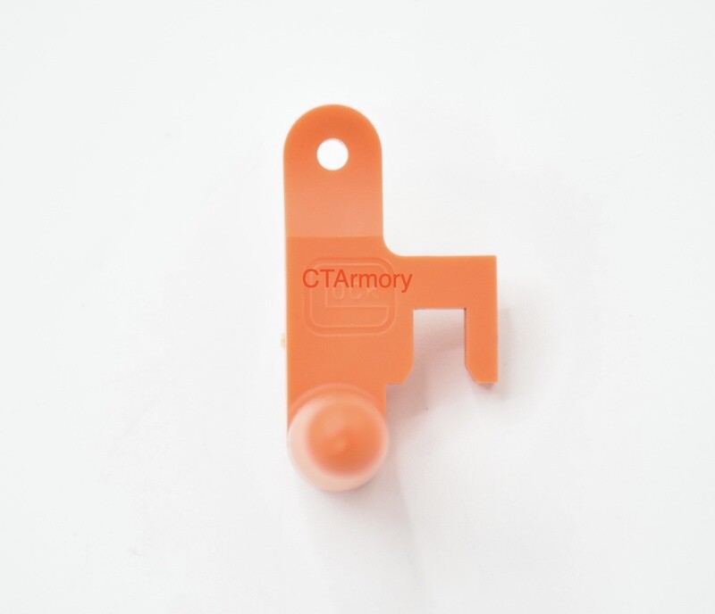 GLOCK PERFECTION ORANGE OEM EMPTY CHAMBER SAFETY FLAG ALL GLOCK PISTOLS  42 43x 44 45 47 48 49