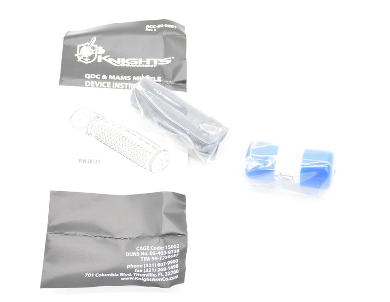 KNIGHTS ARMAMENT KAC 7.62MM QDC 3-PRONG FH FLASH HIDER KIT OEM New RARE