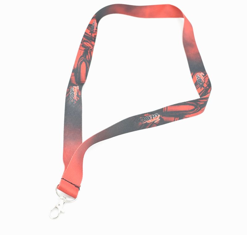 GLOCK PERFECTION TEAM GLOCK NYLON LANYARD/ID LANYARD EURO EDITION BLACK/RED