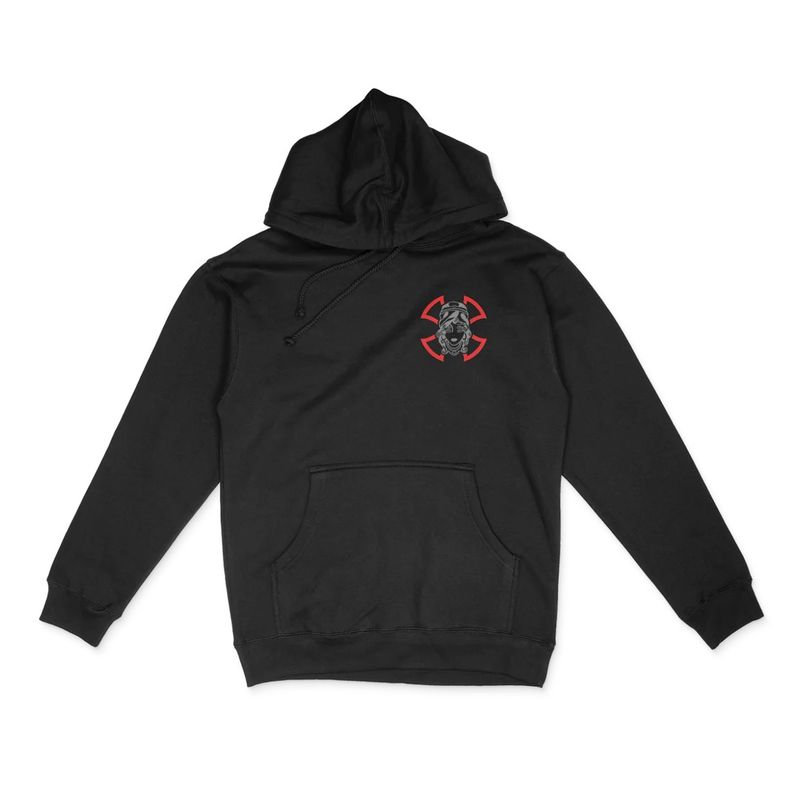 WRMFZY X NOVESKE WRMSKE HOODIE/HOODED SWEATSHIRT X-LARGE/XL GYPSY NOVESKE IRON CROSS LOGO