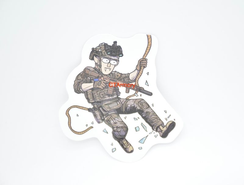 GEISSELE AUTOMATICS TACTICAL COUNT BLEMULA DRACULA PROMO LOGO STICKER/DECAL