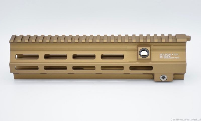 GEISSELE/HECKLER &amp; KOCH HK 416 DDC SMR SUPER MODULAR RAIL M-LOK 10.5" RARE