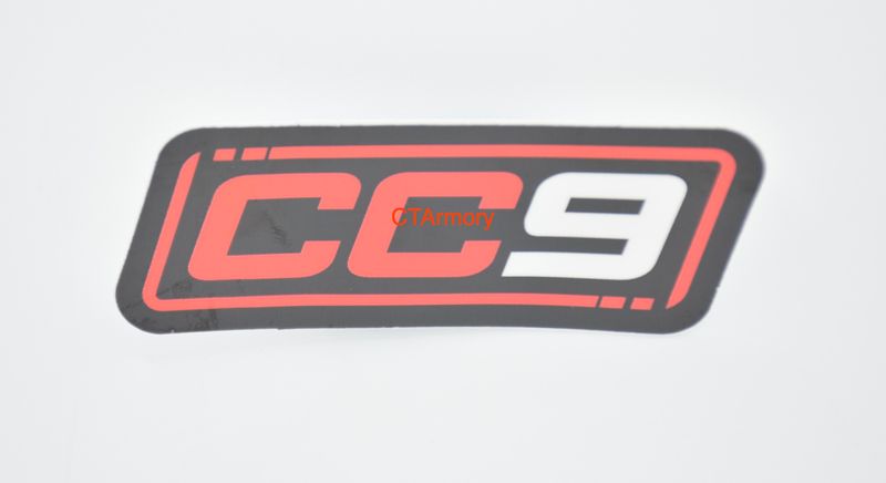 HECKLER &amp; KOCH HK CC9 PISTOL STICKER/DECAL BLACK HK CC9 CCW PISTOL