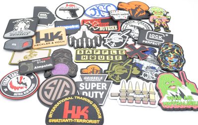 Logo Patches/Patches/Hook/Loop/Velcro Backing