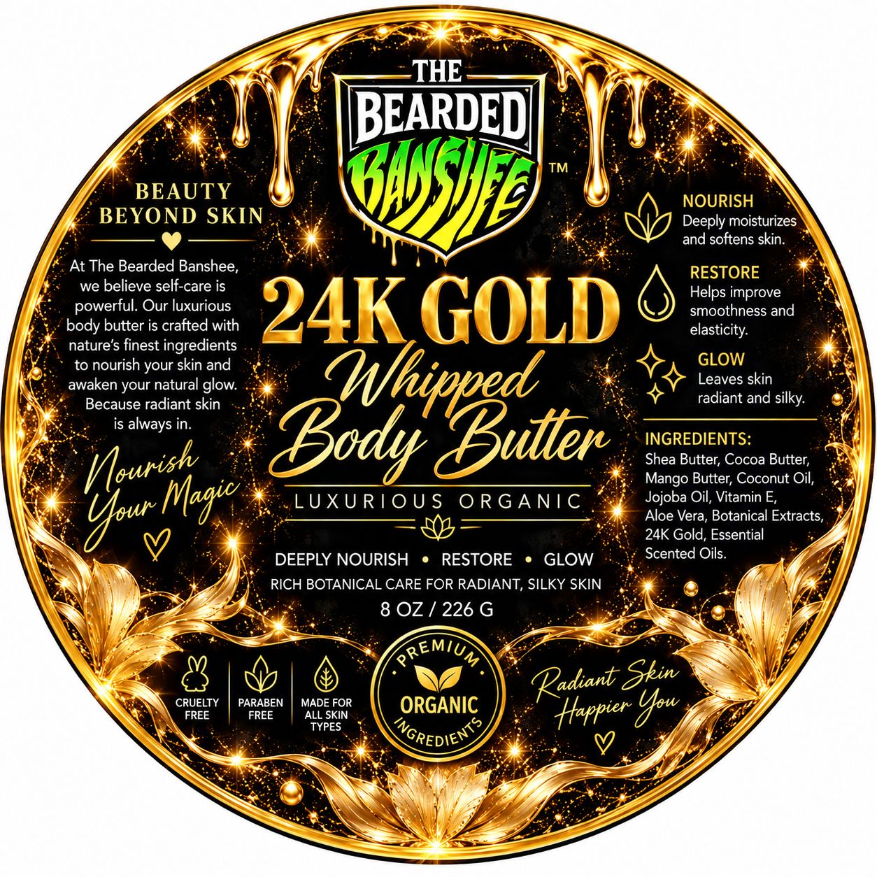 Whipped Body Butter (24K Gold)