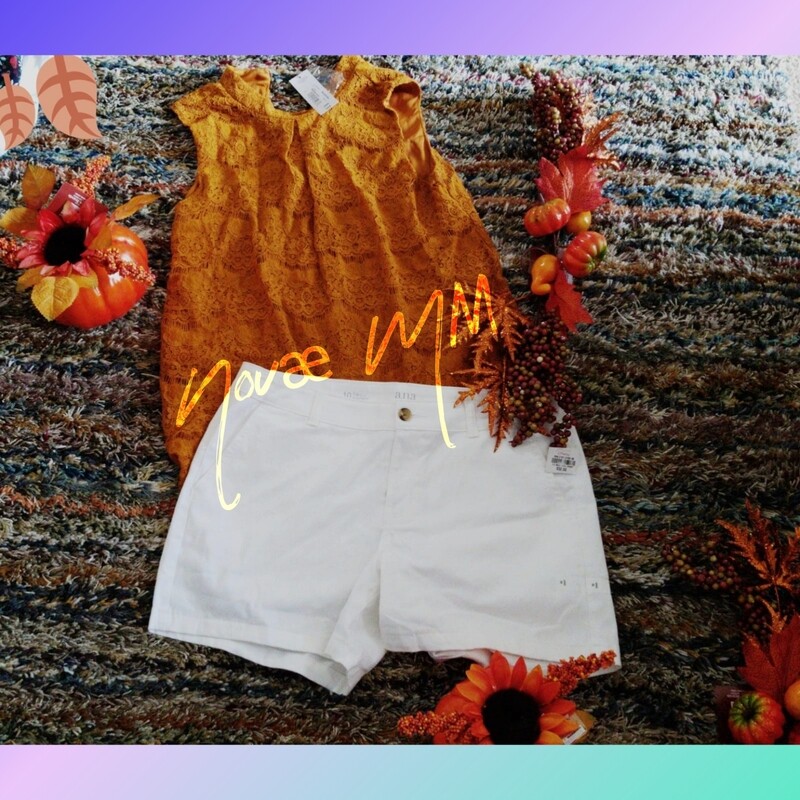 Blusa sin mangas &amp; shorts