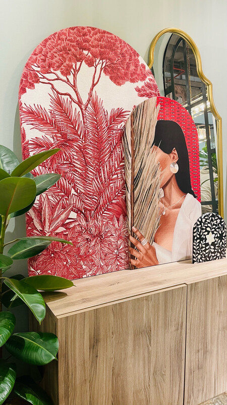 Red Set - Arch Canvas 