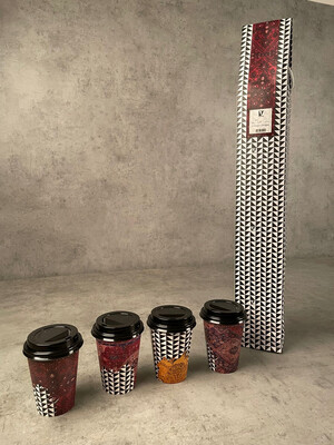 Paper Cup - Rug Design 12oz. 40 pcs.