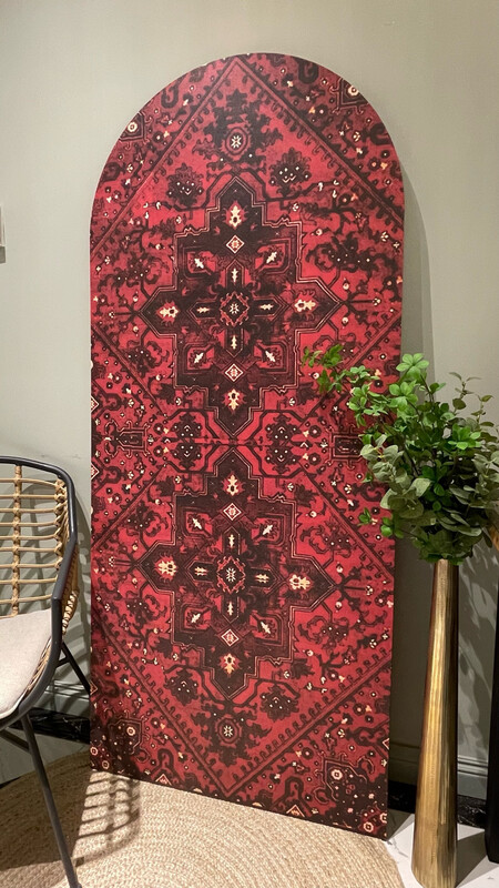 Red Rug Arch Canvas