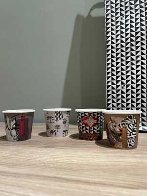 Winter Esspreso Paper Cups