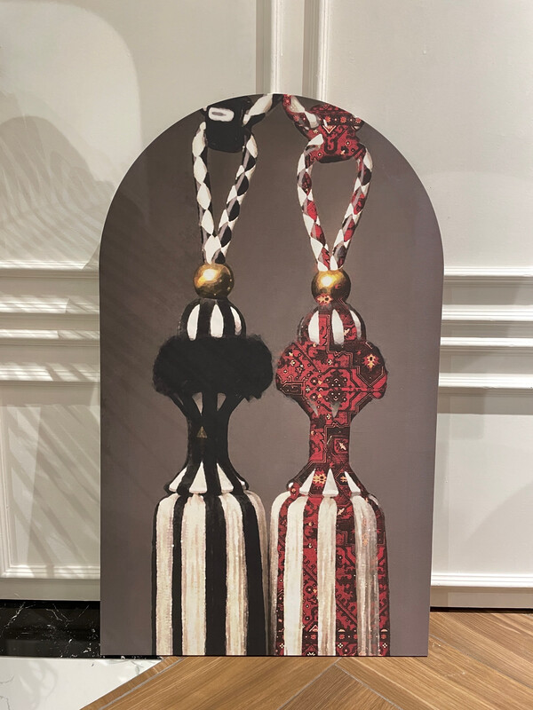 Arch canvas - tassels 