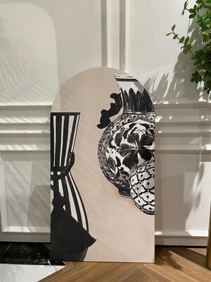 Arch canvas - Vases 