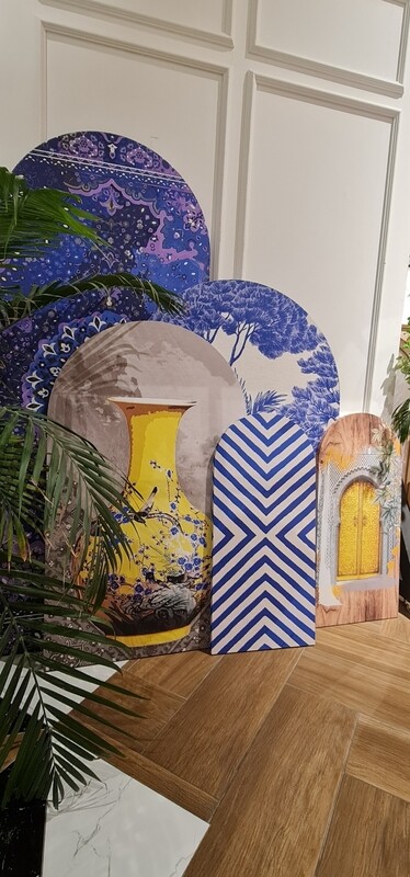Arch Blue &amp; Yellow