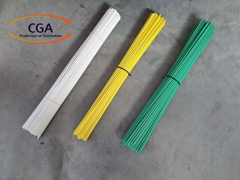 JONC PVC - 4,5mm - JAUNE (100 pcs)