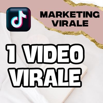 1 VIDEO VIRALE PER TIKTOK