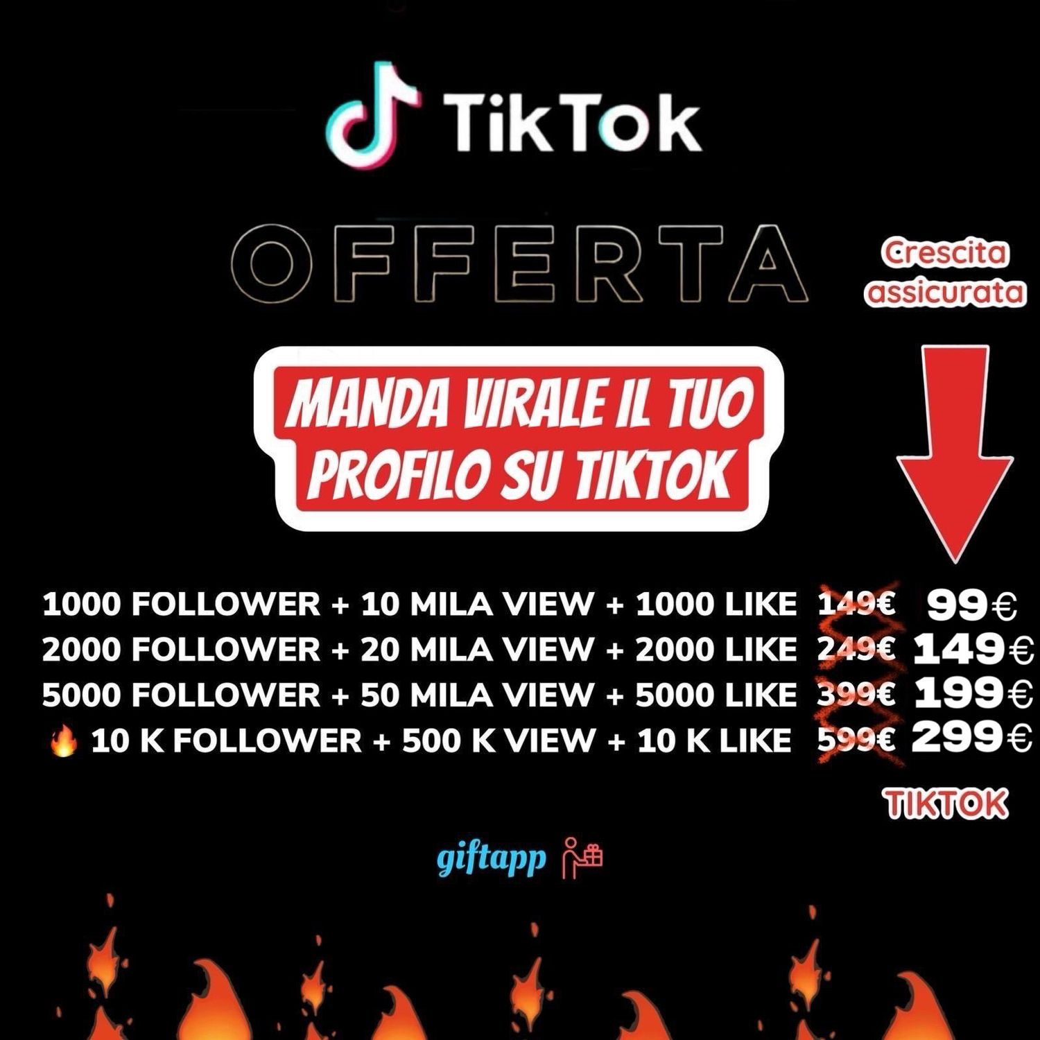 OFFERTA TIKTOK