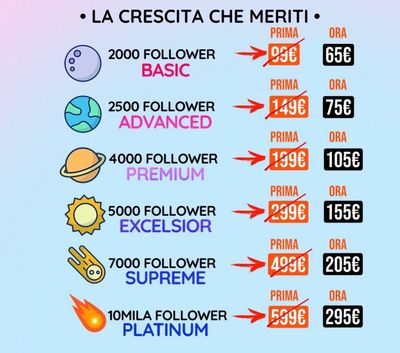 CRESCITA FOLLOWER MIX 🌍