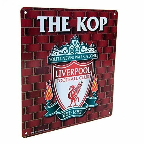 LIVERPOOL FC &quot;THE KOP&quot; METAL SIGN