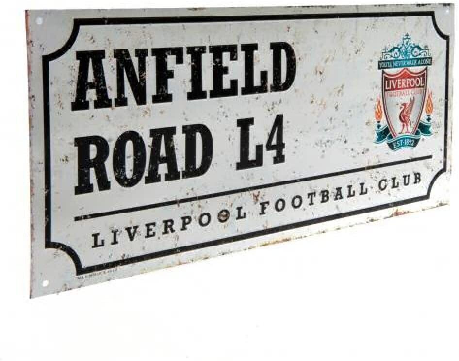 LIVERPOOL FC NOSTALGIA STREET SIGN