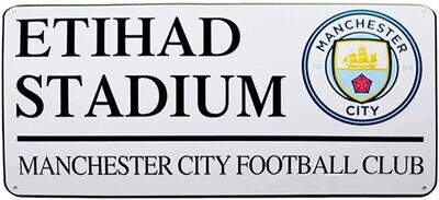 MANCHESTER CITY STREET SIGN