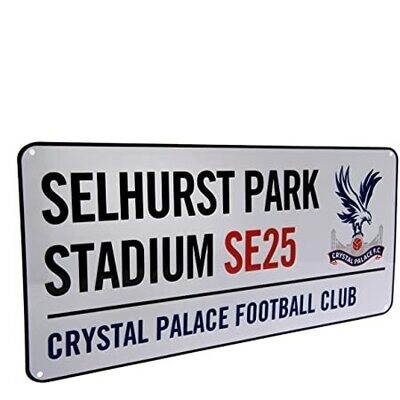 CRYSTAL PALACE FC STREET SIGN