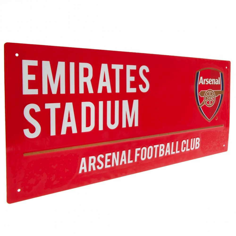 ARSENAL FC STREET SIGN RED